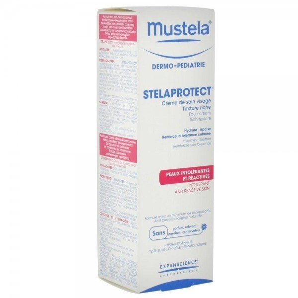 Mustela bebe crema facial hidratante piel sensible 40ml