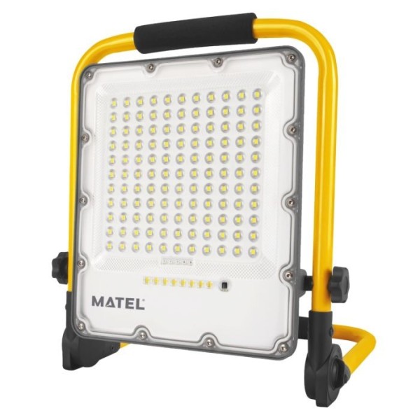 Proyector LED Matel plegable recargable 150 W IP65 1500 lm
