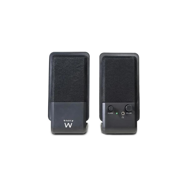 Ewent altavoces 2.0 jack 3.5mm carga usb