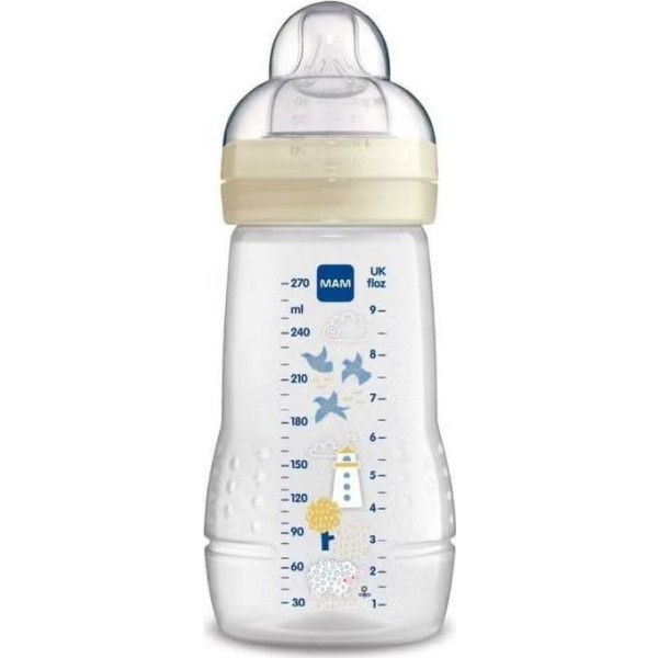Mam Bottle Easy Active Baby Biberón Neutro +2M 270Ml