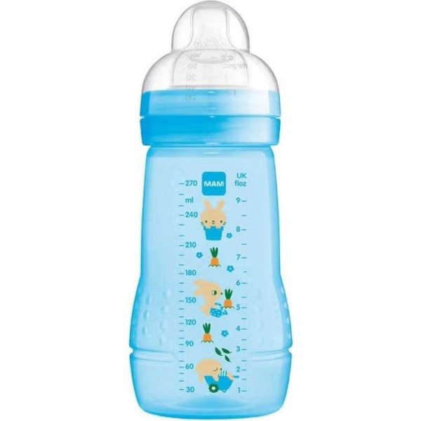 Mam Bottle Easy Active Baby Biberón Azul +2M 270Ml
