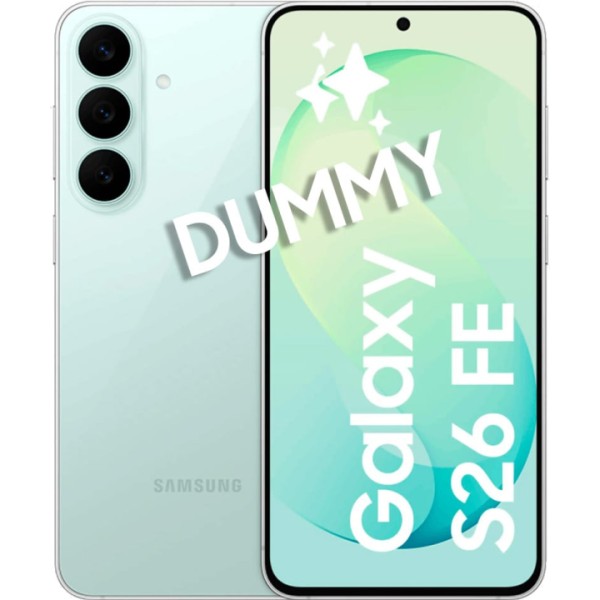 Samsung dummy s26 fe light green 