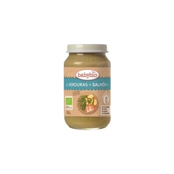 Potito Verduras Y Salmon 6Meses 200Gr. Bio
